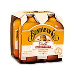 Bundaberg Diet Ginger Beer, 12.7 Fl Oz Bottles, 4 Pack for $3.99 w/S&amp;S