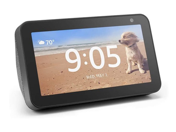 Echo Show 5 (1st Gen, 2019 release) -- Smart Display with Alexa – Stay Connected with Video Calling - Sandstone or Charcoal - $29 FSSS