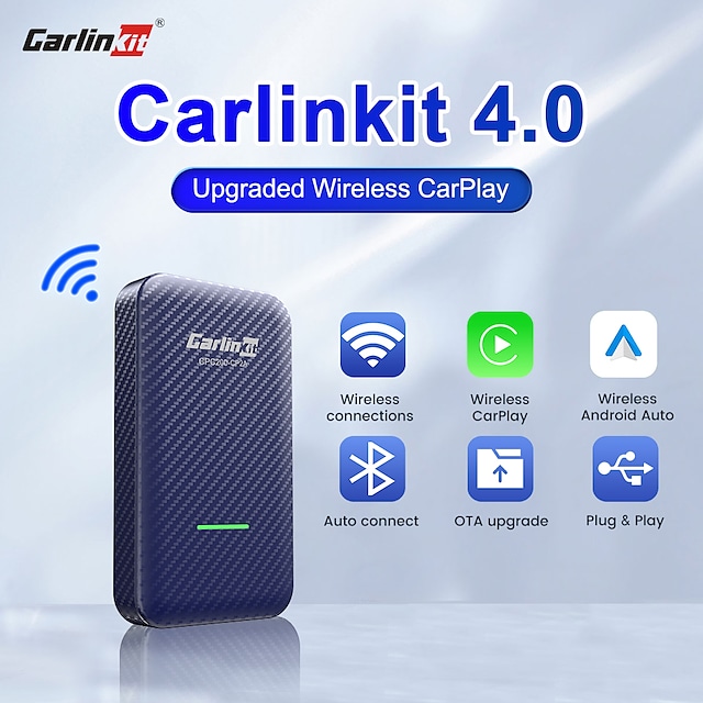 CarlinKit 4.0 Wireless CarPlay Adapter - $48 shipped