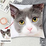 2x Customizable Printed Pillows, 16x16 or 18x18, for $9 shipped!