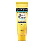 1-oz Neutrogena Beach Defense Sunscreen Lotion (SPF 70) $0.50 + Free Store Pickup