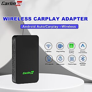CarlinKit 5.0 - CPC200-2AIR - CarPlay Android Auto, Wireless Enabling  Adapter + USB Dongle - $37 Shipped!