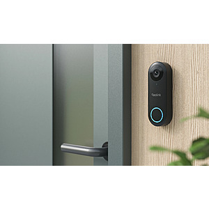Reolink Smart 2K+ Video Doorbell Wired PoE with Chime - $77