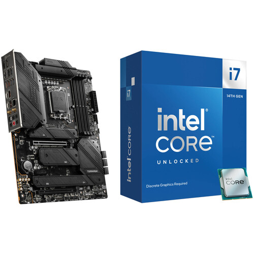 MSI Intel Core i7-14700KF 3.4 GHz 20-Core LGA 1700 Processor & MSI MAG Z790 TOMAHAWK WIFI LGA 1700 ATX Motherboard Kit $569.99 + FS