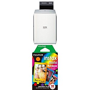 Fujifilm INSTAX SHARE SP-2 photo printer (Silver) + Instax rainbow film pack $118.94 + tax via Amazon