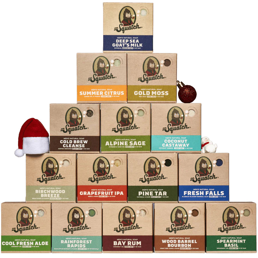 57 off Dr. Squatch 15bar Soap Bundle with code CM35 51.35