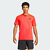 adidas men Train Essentials Training Tee (Pure Ruby/Black) $9