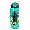 Zak Designs 25oz Wicked Halloween Dark Green Kids Straw Water Bottle, Durable Plastic Park Bottle with Easy-Open Locking Spout Cover for Travel, Built in Carry Handle $2.13