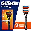 Gillette Fusion5 Razor Men 5 Blade Manual Razor, 1 Handle and 2 Blade Refill, Black $6.97