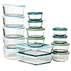 Walmart+ live at 7pm ET: Anchor Hocking 32-Piece Glass Food Storage Containers with Colorful BPA-Free Lids $20