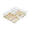 6-Piece The Home Edit Clear Plastic Kitchen Drawer Edit Storage System $6.47