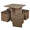 Mainstays 5-Piece Dexter Dining Room/Kitchen Set with Storage Ottoman $89