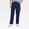 Goodfellow &amp;amp; Co Men's 100% Cotton Relaxed Straight Fit Utility Pants $12.99