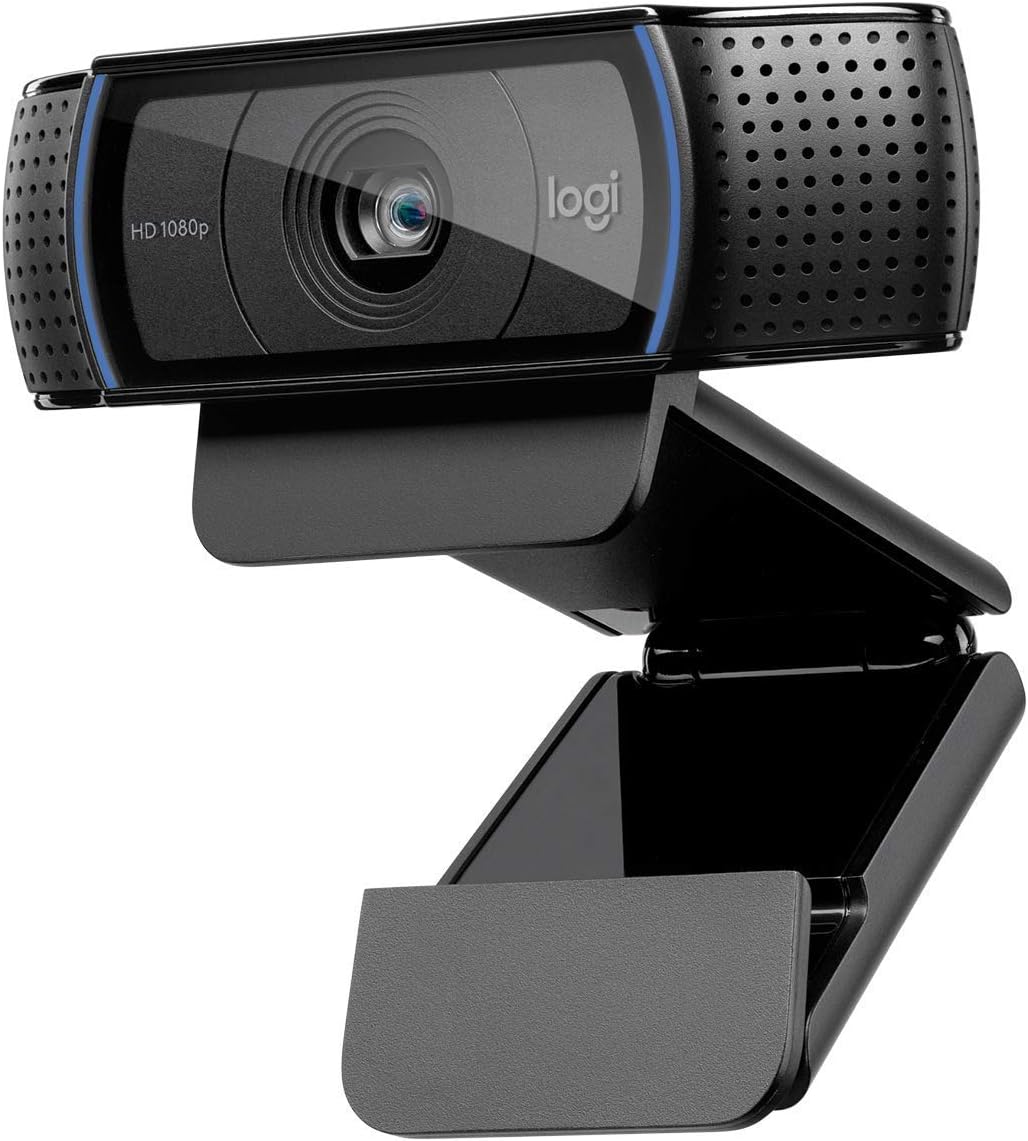 Logitech C920x HD Pro Webcam, Full HD 1080p/30fps Video Calling, Clear Stereo Audio, HD Light Correction, Works with Skype, Zoom, FaceTime, Hangouts $44.99