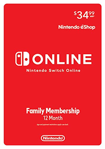 12-Mo. Nintendo Switch Online Membership (Email Delivery): Individual $17.99, Family $31.49
