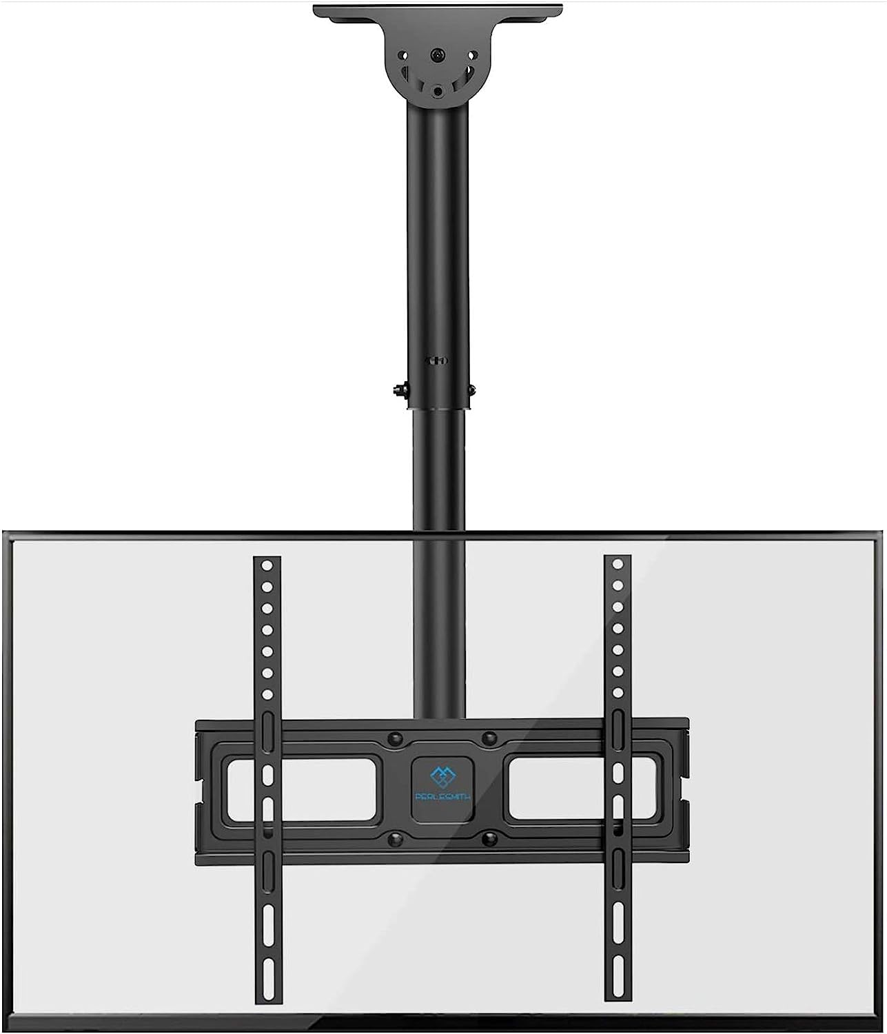 Prime Members: PERLESMITH Ceiling Mount for 26-65 inch Flat Screen Displays, Hanging Adjustable Ceiling Bracket Fits Most LCD LED OLED 4K TVs, Pole Mount Holds up to 110lbs $19.69