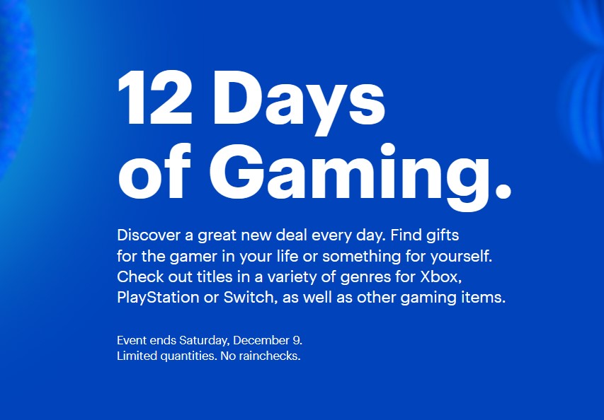 Best Buy 12 Days of Gaming Sale