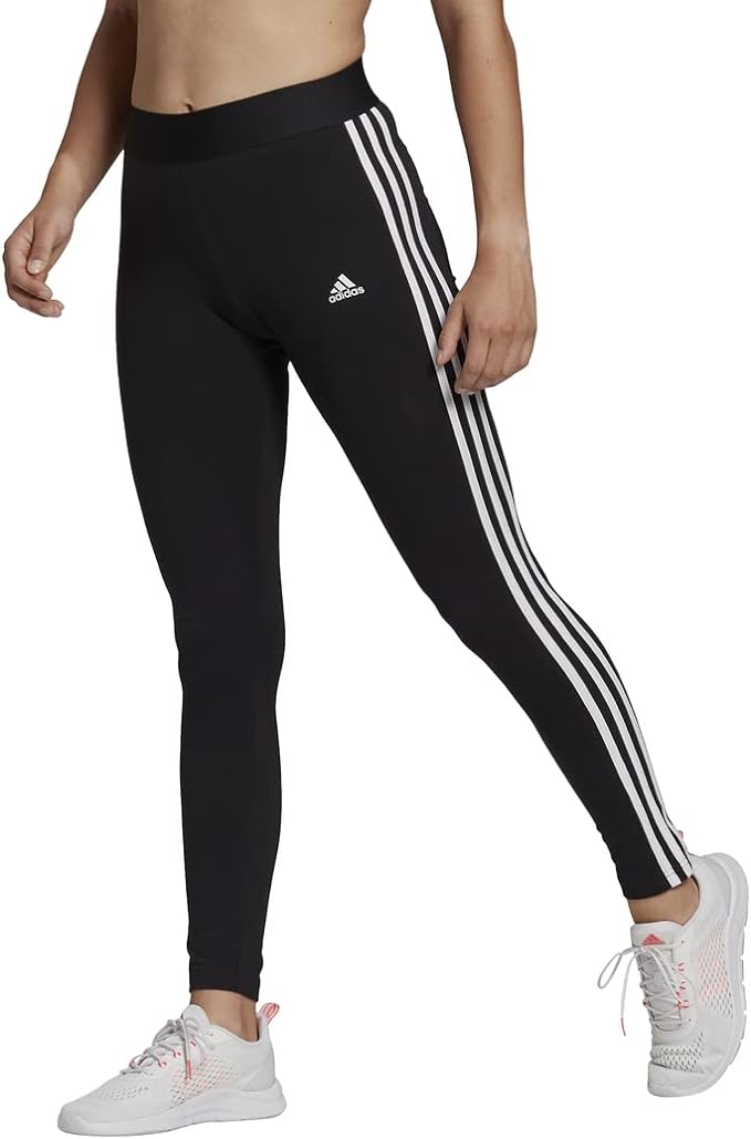 adidas Women's Essentials 3-Stripes Leggings (Size X-Small Long) $8
