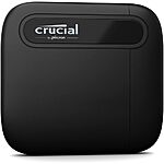 Crucial X6 Portable Solid State Drive: 2TB $80