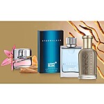Up to 67% Off: Hugo Boss and Mont Blanc Fragrances