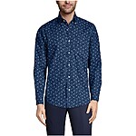 Lands' End: Men's Traditional Fit No Iron Twill Shirt $11.98