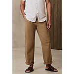 Banana Republic Factory: Men's Slouch Chino (Whiskey Color) $9.99