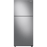 Samsung - 15.6 cu. ft. Top Freezer Refrigerator with All-Around Cooling - Stainless Steel $599.99