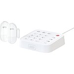Arlo - Home Security System with Wired Keypad Sensor Hub and (2) 8-in-1 Sensors - White $99.99