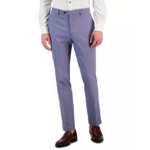 Tommy Hilfiger Men's Modern-Fit TH Flex Stretch Chambray Suit Separate Pant $37.79