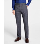 Michael Kors Men's Plaid Classic-Fit Wool-Blend Stretch Suit Separate Pants $30 + Free Shipping