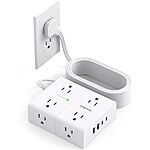 Prime Members: One Beat 10-Foot 12-in-1 Surge Protector Power Strip $9.99