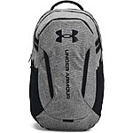 Under Armour Hustle 6.0 Backpack, (026) Castlerock Full Heather/Black/Black, One Size Fits Most $22