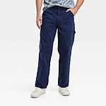Goodfellow &amp; Co Men's 100% Cotton Relaxed Straight Fit Utility Pants $12.99
