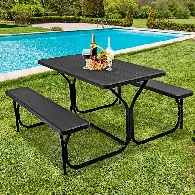 Costway Picnic Outdoor Table Bench Set $119.99