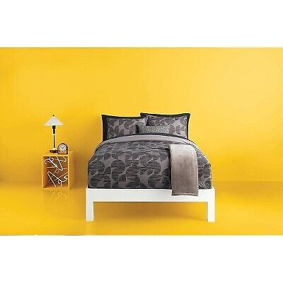 4-Piece Twin/Twin Extra Long Geo Reversible Decorative Comforter Set with Throw $14.39