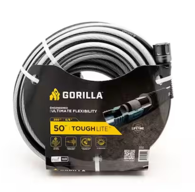 5 8 x 100 gorilla toughlite hose