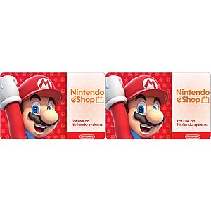 Nintendo eshop $100 sales