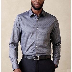 Men's athletic shop cut dress shirts