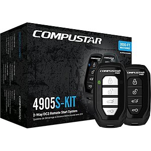 Compustar - 2-Way Remote Start System - Installation Included - Black $  299.99