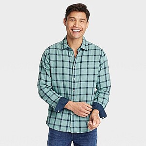 Goodfellow & Co Men's Reversible Long Sleeve Button-Down Shirt $  7.33
