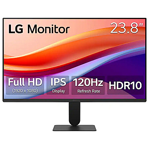 LG - 24" IPS FHD 120Hz Monitor with HDR10 (HDMI) - Black $86.99