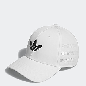 Men's adidas Iconic Trefoil Logo Beacon Cap (White/Black) $8.40 + Free S/H
