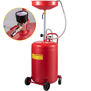 Vevor 20-Gallon Portable Waste Oil Drain Tank $89.52