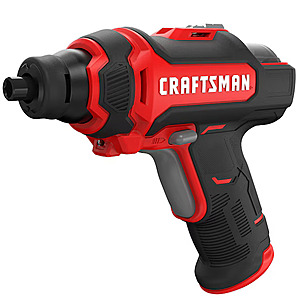 Craftsman 4-Volt 1/4" Cordless Screwdriver $19.99