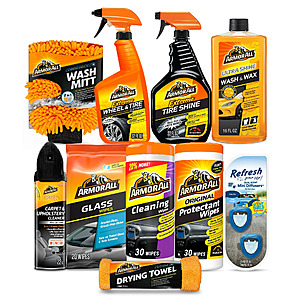 Armor All Superior Car Care Cleaning and Wash Kit - 10 Piece Set $18.53