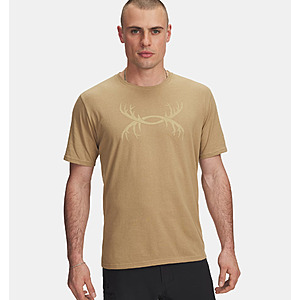 UA Antler Logo Men's T-Shirt (Camel / Khaki Base) $8.50 + Free Shipping