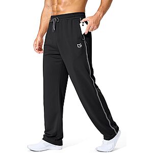 G Gradual Men's Quick Dry Sweatpants with Zipper Pockets (Various) $14.81