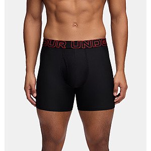 3-Pack Under Armour Men's UA Performance Tech 6" Boxerjock (4 Colors) $15.71
