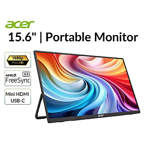 Refurbished: 15.6" Acer FHD IPS 60Hz 250 Nit Portable Monitor $43.70 & More + Free Shipping