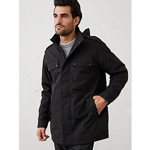 Banana Republic Factory Men's Anorak Jacket (Washed Black) $40.50 + Free Shipping